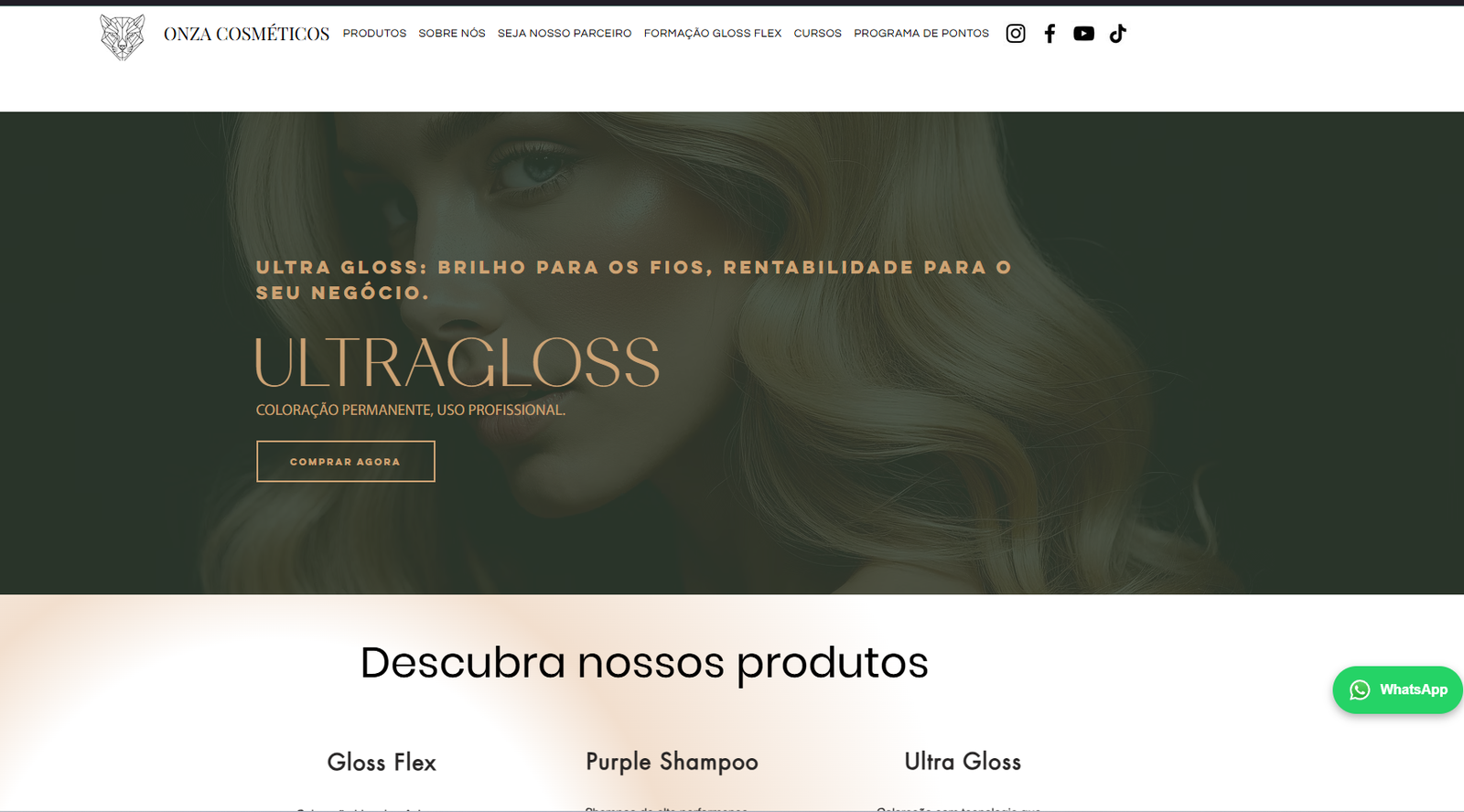 Projeto Onza Cosméticos